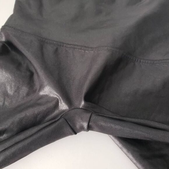 Spanx Black Faux Leather Leggings Size XL - Picture 12 of 12